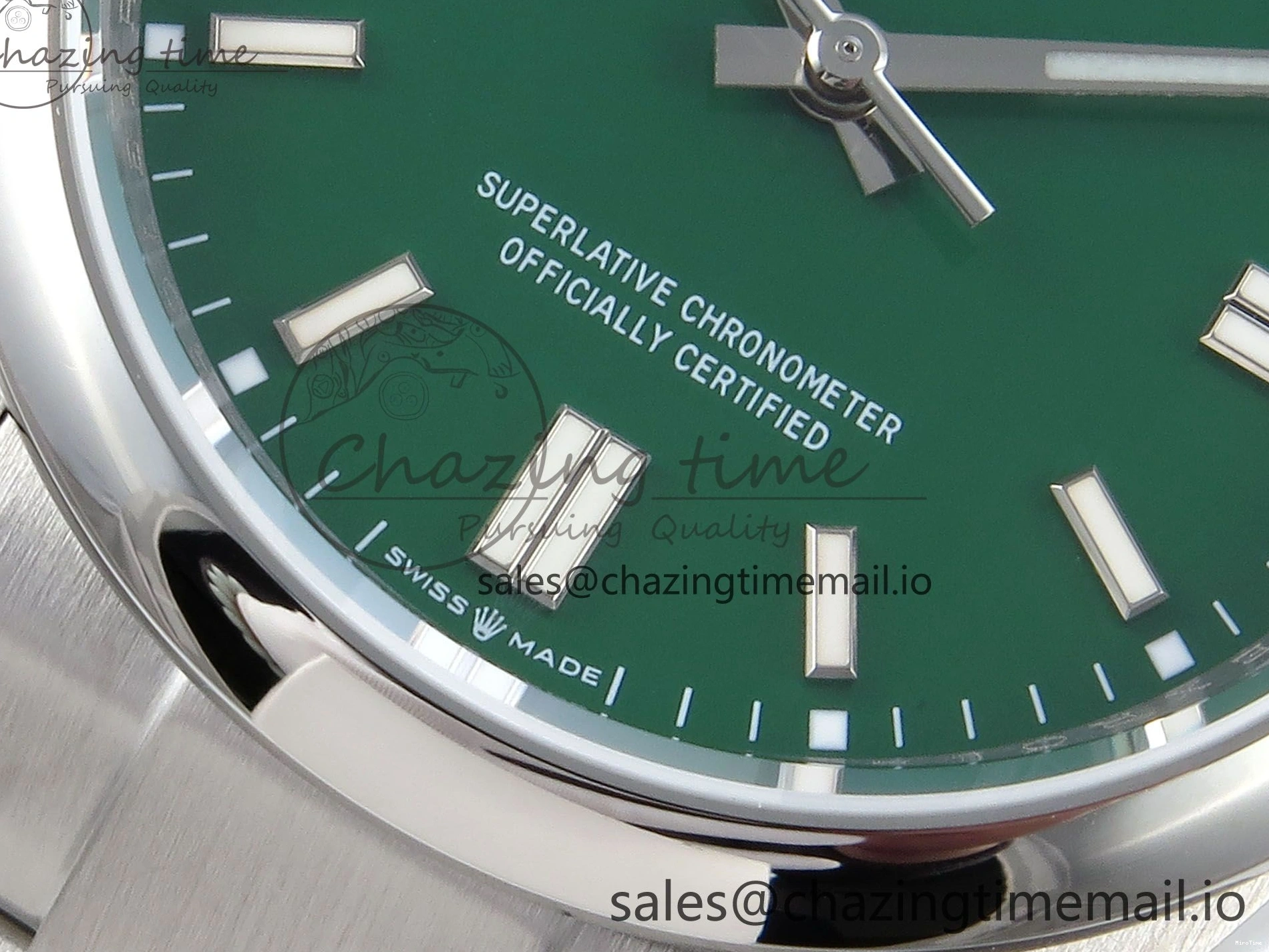 MiroTime 0315 Sustainable Oyster Perpetual 126000 36mm DIWF 1:1 Best Edition 904L Steel Green Dial A 757